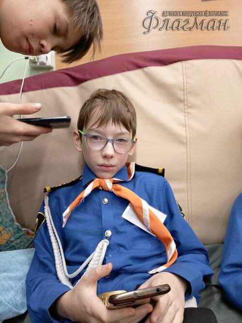 Занятиях в детском клубе «Флагман»